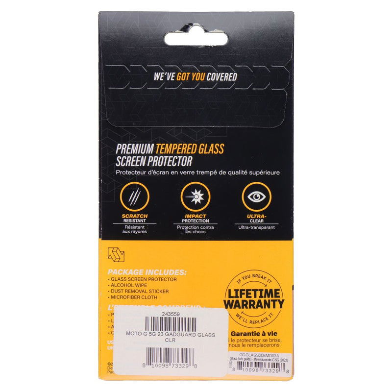 Gadget Guard Glass Screen Protector for Motorola Moto G 5G (2023)