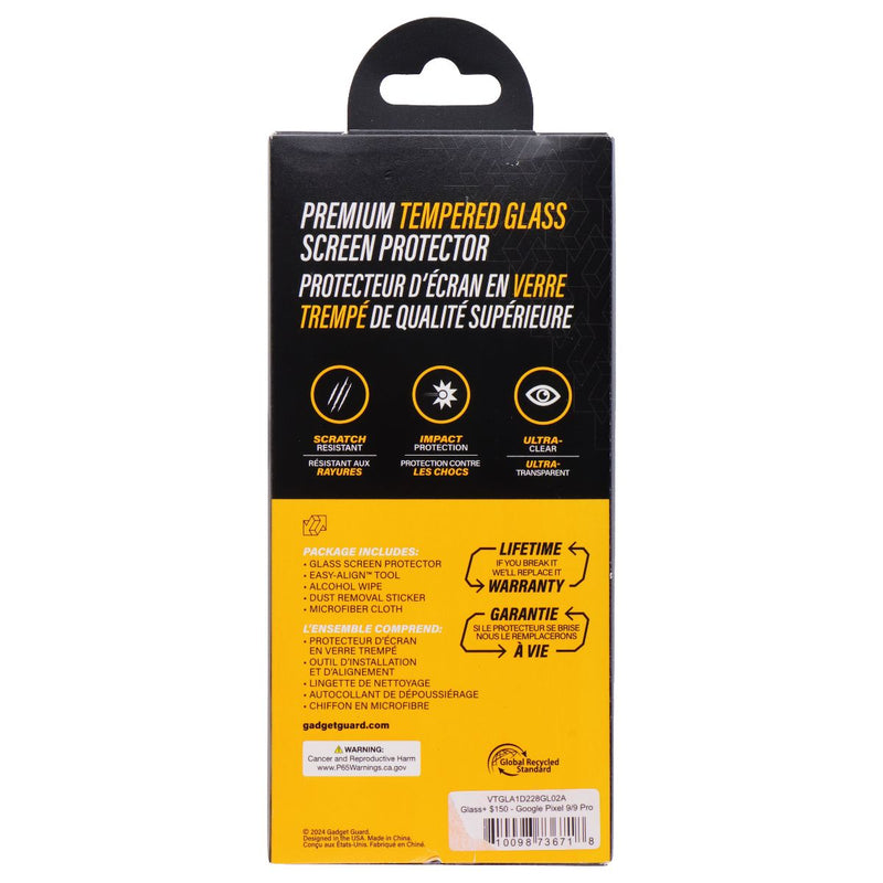 Gadget Guard Glass Screen Protector for Google Pixel 9 / 9 Pro