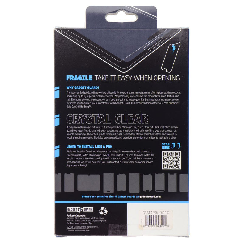 Gadget Guard Black Ice Tempered Glass Screen Protector for Apple iPad mini 4