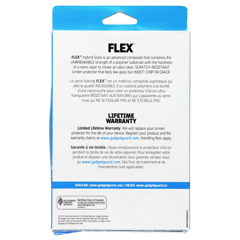 Gadget Guard Flex Hybrid Glass Screen Protector for iPhone 13 and iPhone 13 Pro