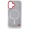 Gadget Guard G-Form Case for MagSafe for Apple iPhone 16 - Reflector (White/Red)