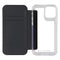 Gear4 Wembley Flip Series Case for Apple iPhone 12 and 12 Pro - Clear/Gray