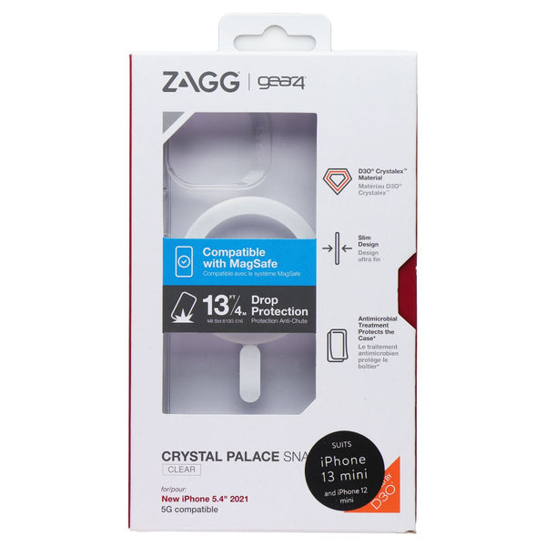 ZAGG Crystal Palace Snap Case with For Magsafe for Apple iPhone 13 mini - Clear