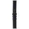 Generic Leather Watch Band for Galaxy Watch Active2 - Black/Silver - Large