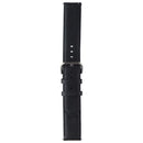 Generic Leather Watch Band for Galaxy Watch Active2 - Black/Silver - Large