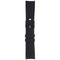 Generic Silicone Watch Band (20MM) - Black with Silver Clasp (Small Strap)