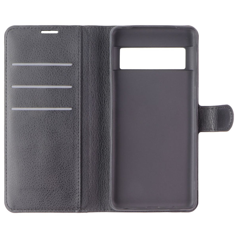 Generic Faux Leather Folio Case for Google Pixel 7 Pro - Black
