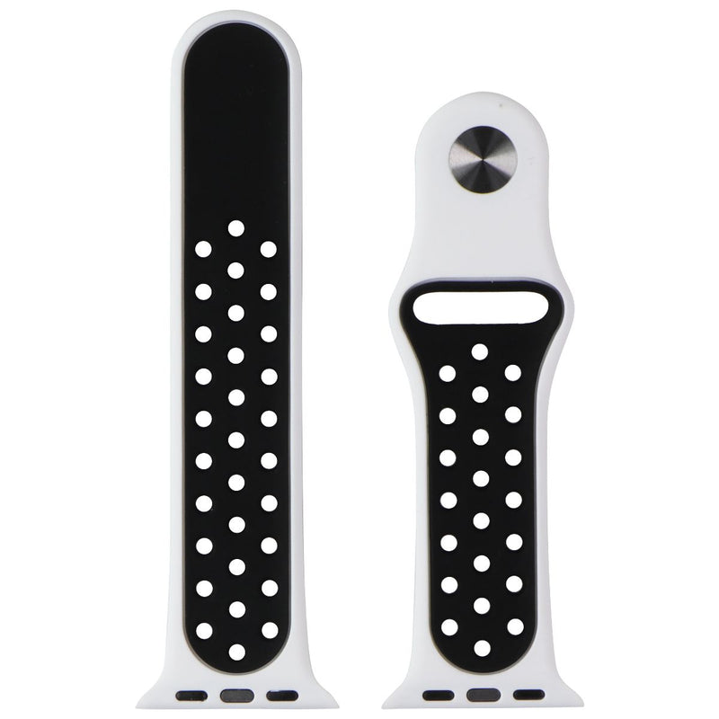 Generic Nike Sport Replacement Watch Band Pure Platinum/Black 38-41MM Small