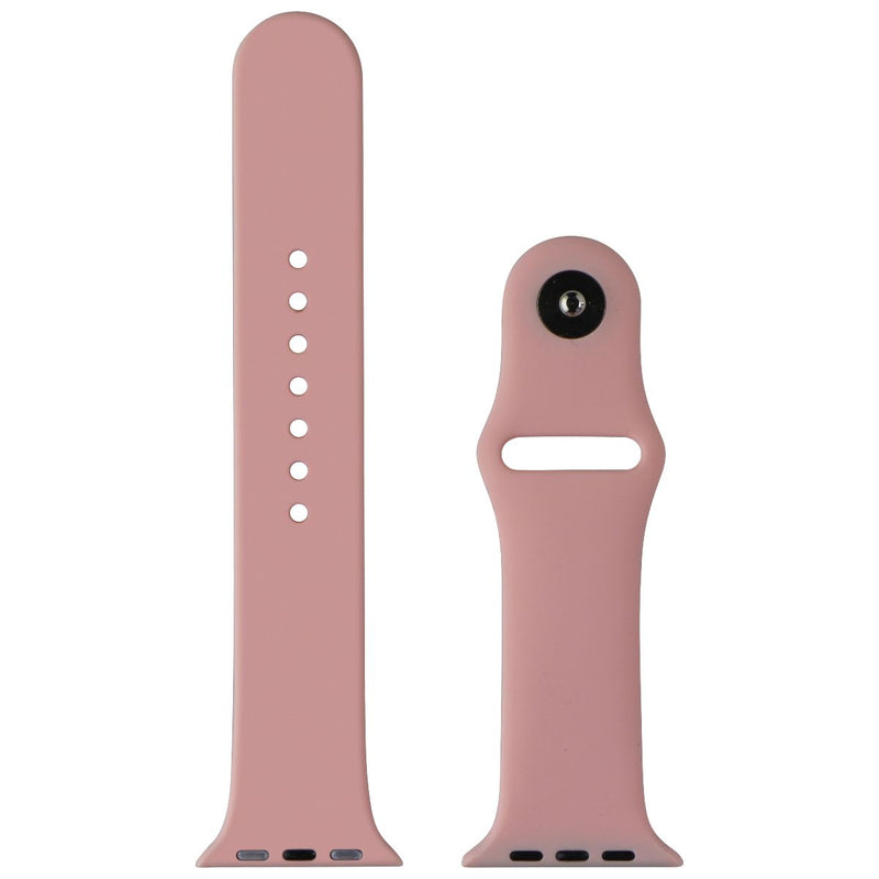 Generic Silicone Band for Apple Watch (42/44mm) Small Band + Clasp - Pink