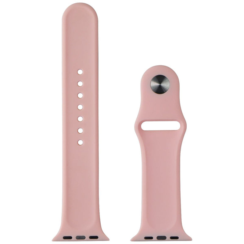 Generic Silicone Band for Apple Watch (42/44mm) Small Band + Clasp - Pink