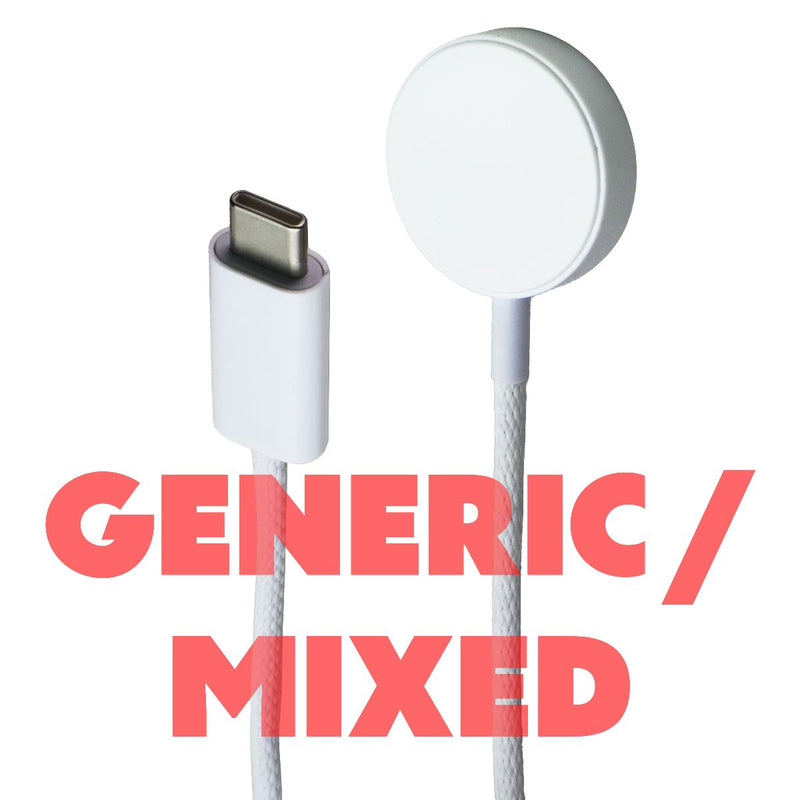 Generic USB-C Magnetic Charging Cable for Apple Watch - Mixed Style / Length