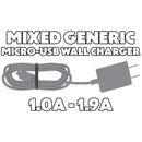 Miscellaneous Generic Corded Micro-USB Wall Charger (1.0A to 1.9A) Output