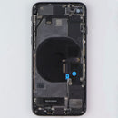 Repair Part - Back Glass Panel for Apple iPhone SE 2nd Gen (2020) - Black w/Logo