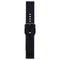 Generic Silicone Watch Band (20MM) - Black with Black Clasp
