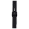 Generic Silicone Watch Band (20MM) - Black with Black Clasp