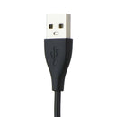 Generic 1m USB-A Galaxy Watch Charger - Black