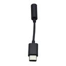 Generic USB-C to Female Audio Adapter Cable - Black