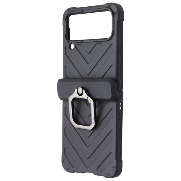 Generic Case with Black Hinge for Samsung Galaxy Z Flip4  - Black