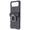 Generic Galaxy Z Flip4 Case with Black Hinge - Black