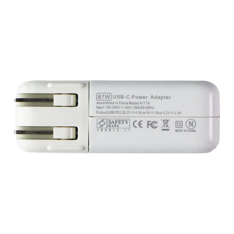 Generic USB-C (87W) Power Adapter (A1719) - White