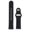 Generic Silicone Watch Band 22mm - Black / Large