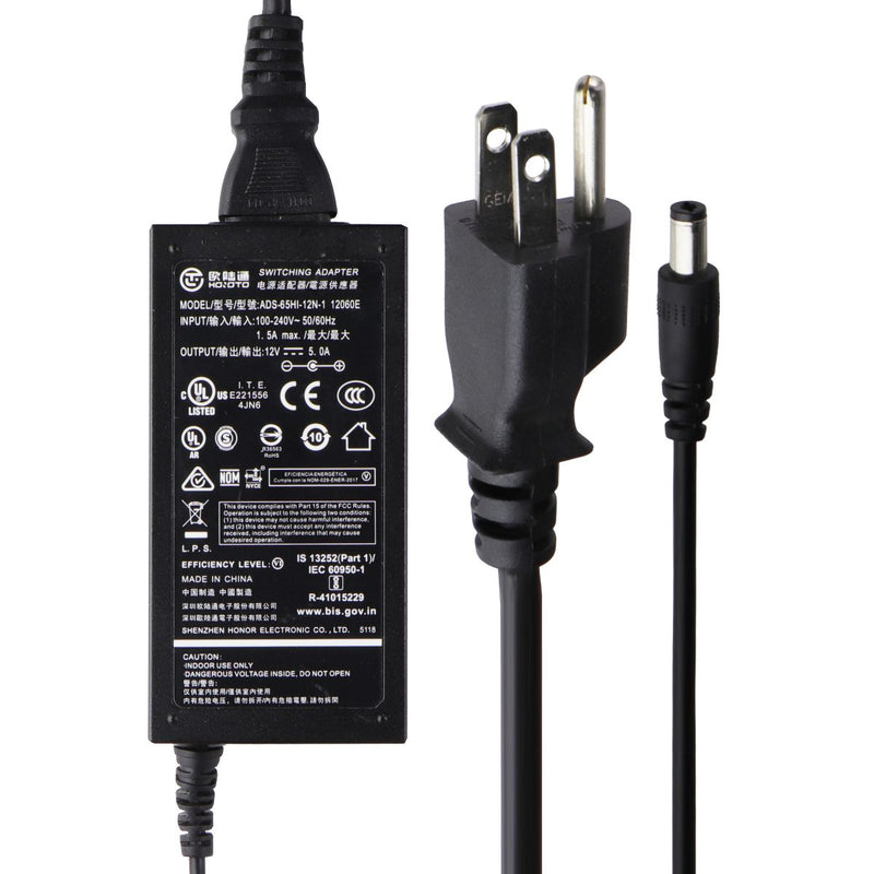 GHAG Replacement AC Adapter for Honor ADS-65HI-12N-1 12060E 12V 5A