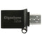 Gigastone OTG USB Drive Metal OTG 32GB USB 3.0 Flash Drive , (GS-U332OTG-R)