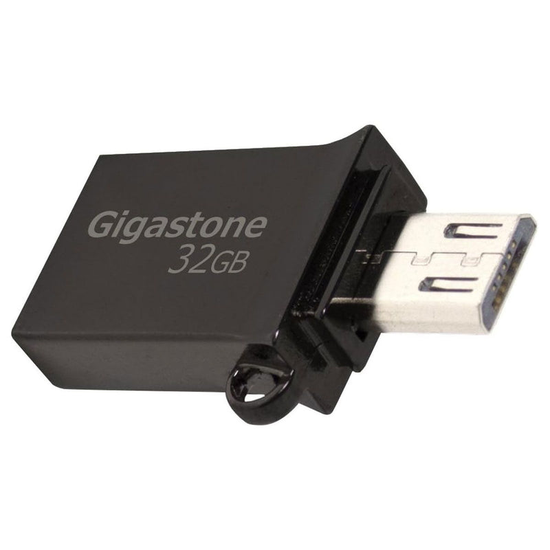 Gigastone OTG USB Drive Metal OTG 32GB USB 3.0 Flash Drive , (GS-U332OTG-R)