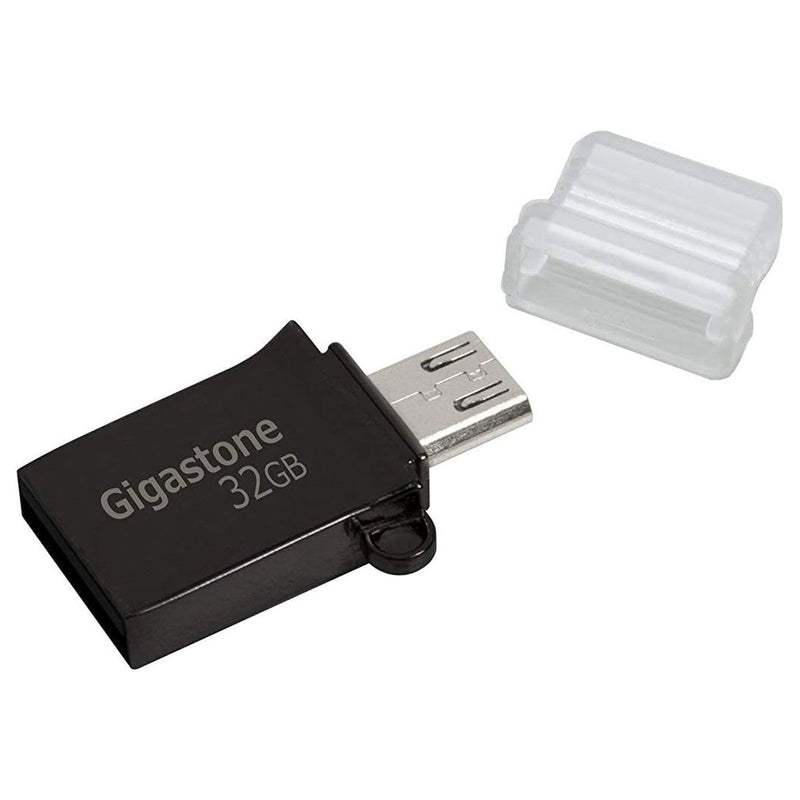 Gigastone OTG USB Drive Metal OTG 32GB USB 3.0 Flash Drive , (GS-U332OTG-R)