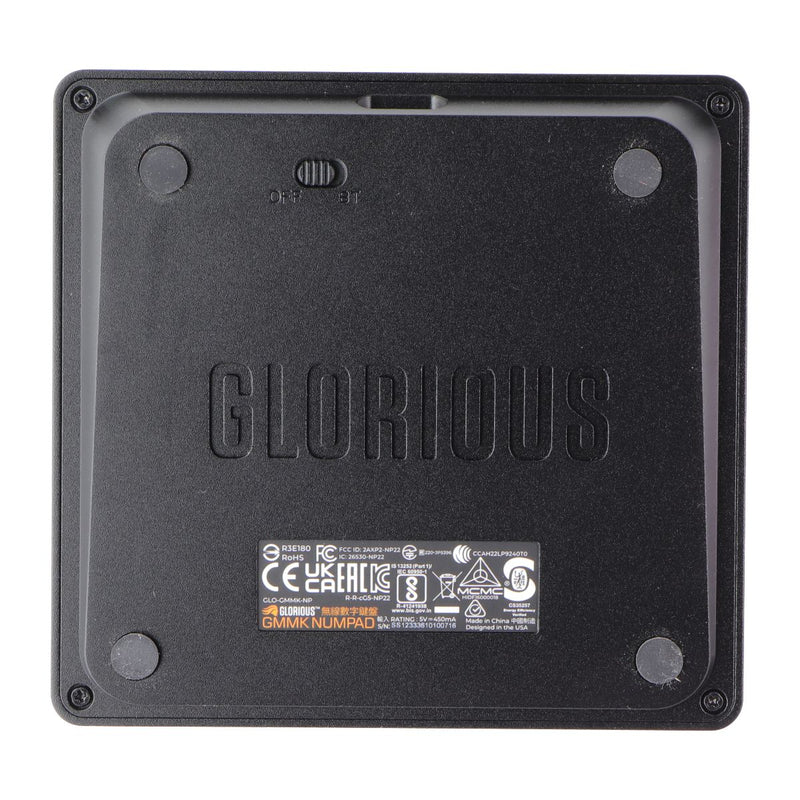 Glorious - Premium Wireless Numpad Prebuilt - Black Slate (GLO-GMMK-NP)