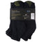 GOLDTOE Men's Cotton Ankle Athletic Socks - Black 6 Pair - Shoe Size (12-16)