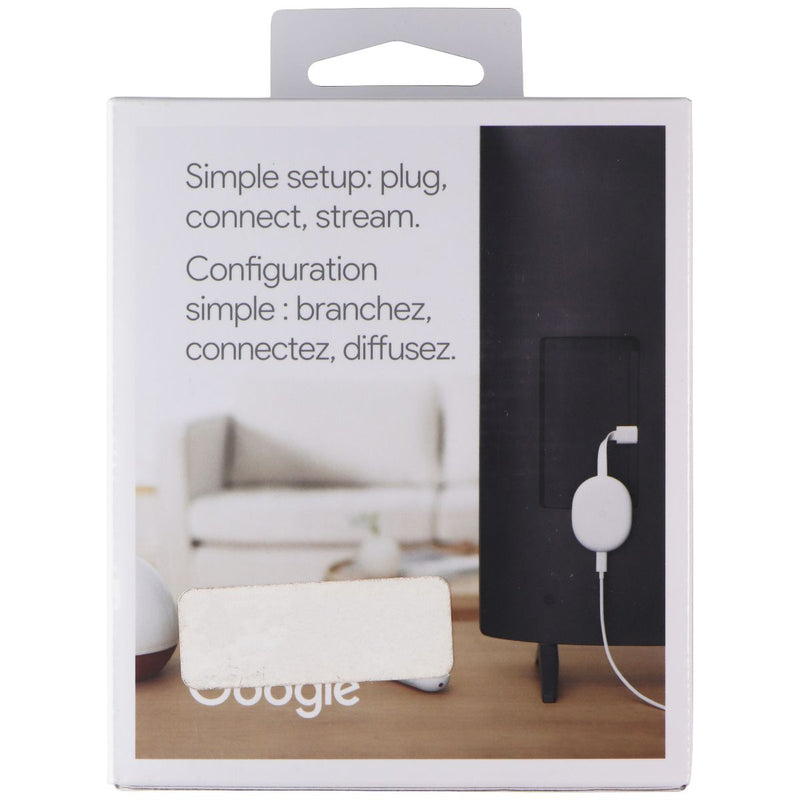 Google Chromecast with Google TV (4K) - Snow