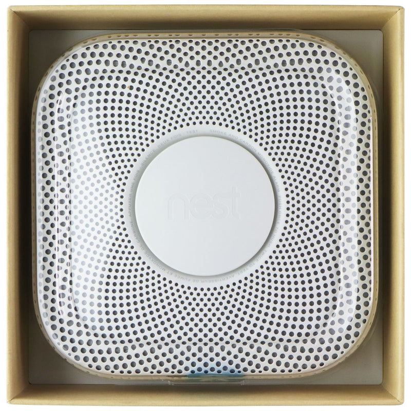 Google Nest Protect Smoke & Carbon Monoxide Alarm/Detector - Wired / White