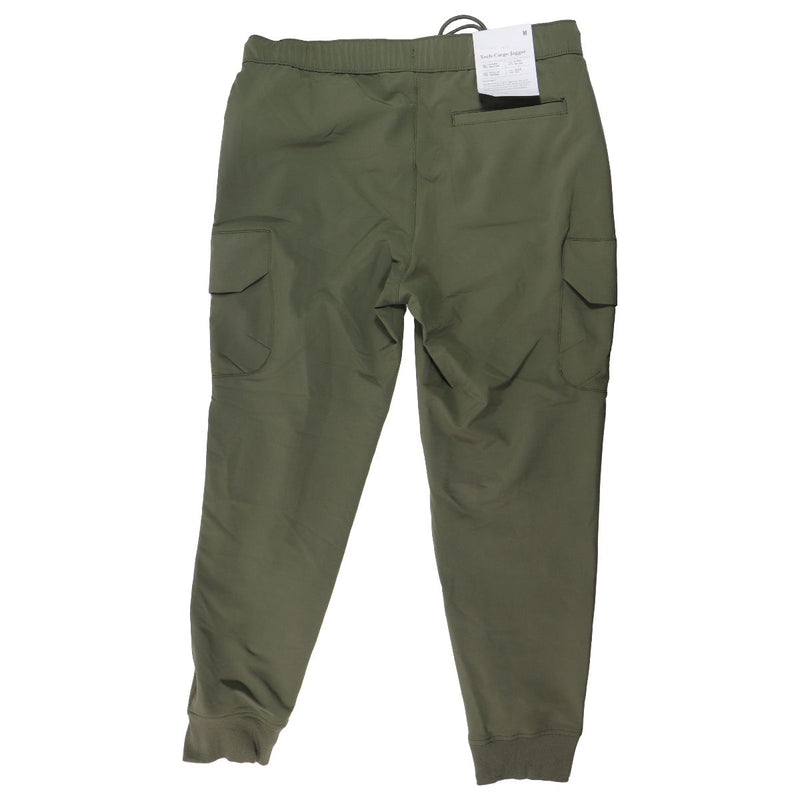 Goodfellow & Co. Men's Tapered Tech Cargo Jogger Pants - Olive Green (Medium)