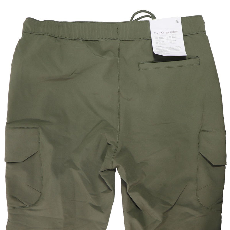 Goodfellow & Co. Men's Tapered Tech Cargo Jogger Pants - Olive Green (Medium)