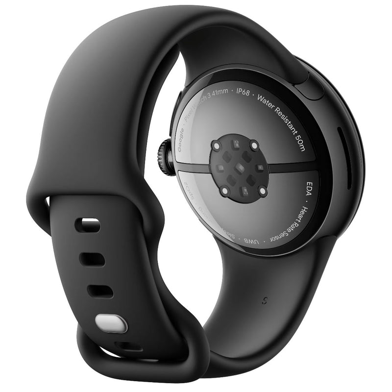 Google Pixel Watch 3 (41mm) Wi-Fi Only (GBDU9) - Matte Blk Alum/Obsidian Sp Band