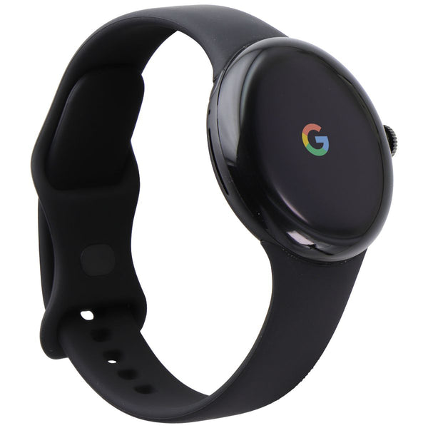 Google Pixel Watch 32GB GQF4C (GPS + WiFi) Matte Black Case/Obsidian Active Band