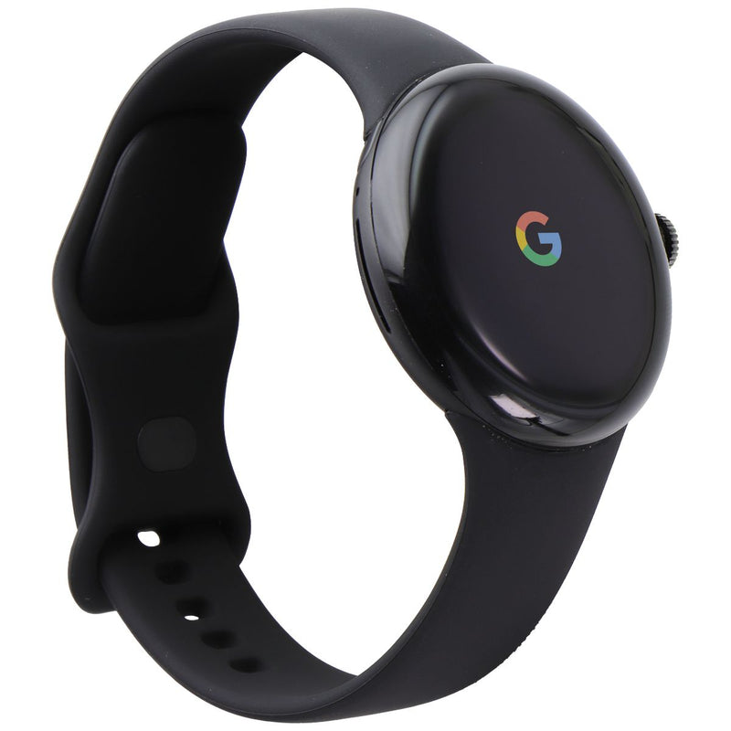 Google Pixel Watch 32GB GQF4C (GPS + WiFi) Matte Black Case/Obsidian Active Band