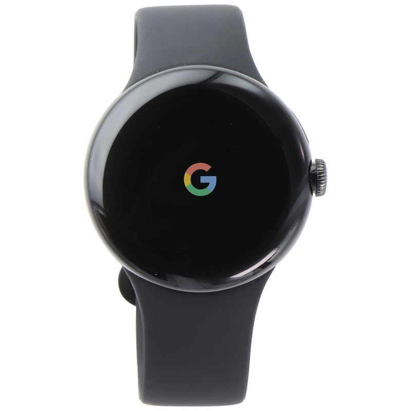 Google Pixel Watch 32GB GQF4C (GPS + WiFi) Matte Black Case/Obsidian Active Band