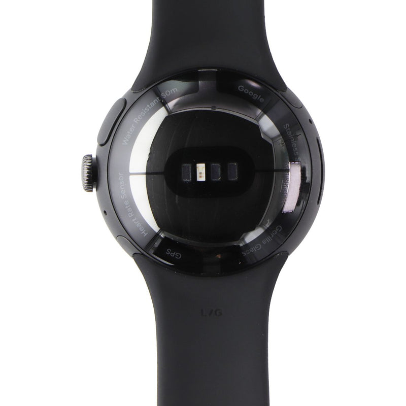 Google Pixel Watch 32GB GQF4C (GPS + WiFi) Matte Black Case/Obsidian Active Band