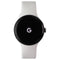 Google Pixel Watch (1st Gen) GWT9R (LTE + Wi-Fi) - Silver Case/Chalk Band (41mm)