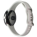 Google Pixel Watch (1st Gen) GWT9R (LTE + Wi-Fi) - Silver Case/Chalk Band (41mm)