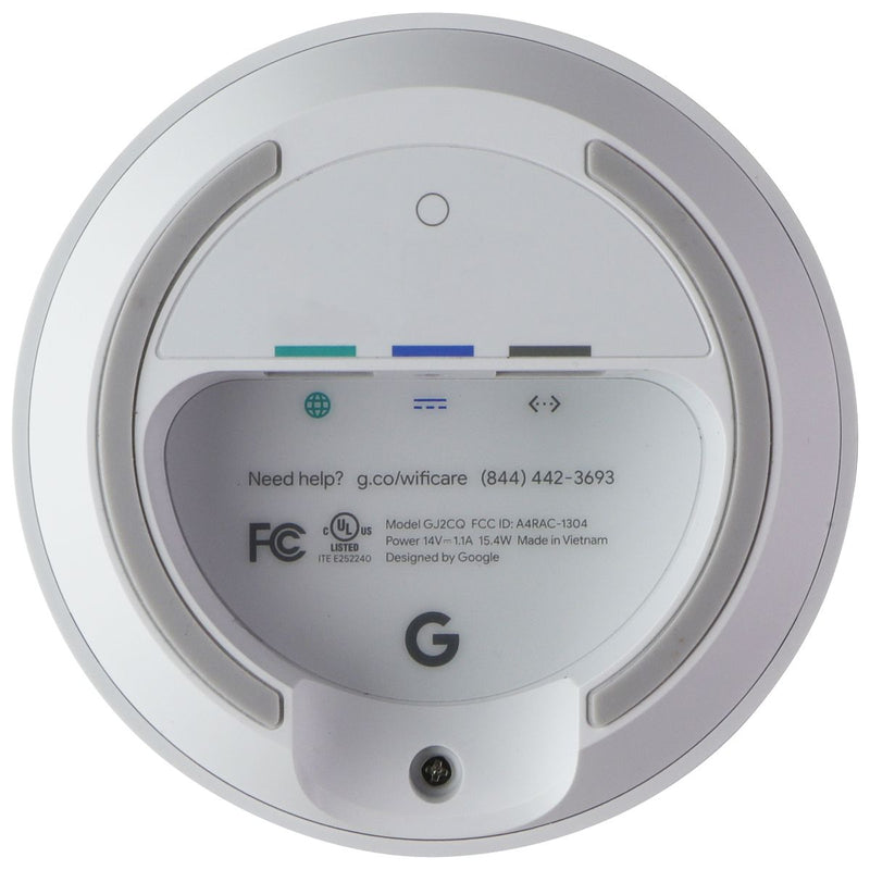 Google WiFi AC1200 Mesh WiFi System w/ 1500 Sq Ft Coverage - 1 Pack - Snow
