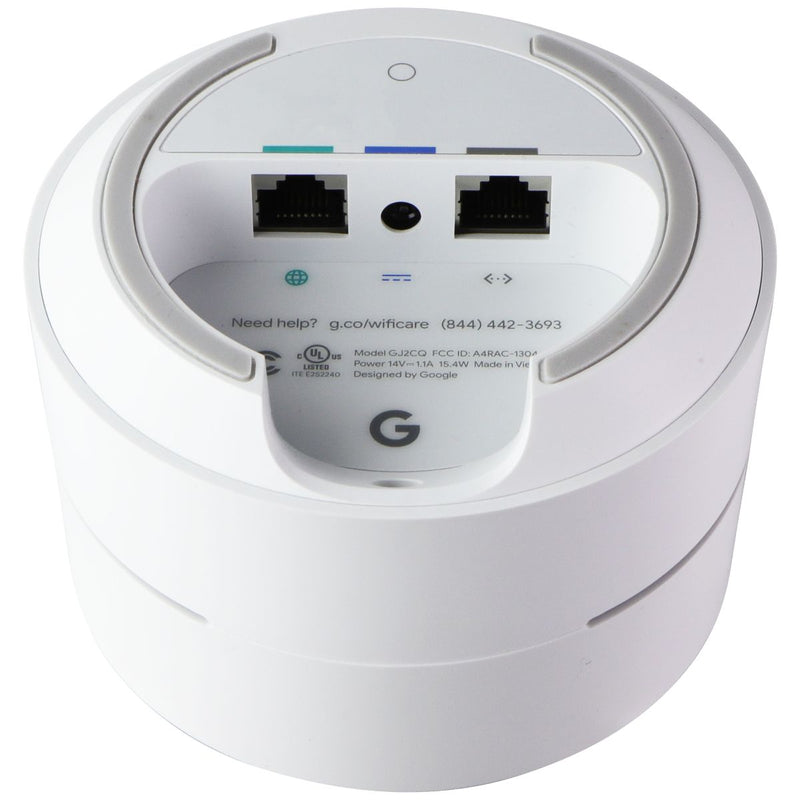 Google WiFi AC1200 Mesh WiFi System w/ 1500 Sq Ft Coverage - 1 Pack - Snow