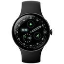 Google Pixel Watch 4 (45mm) LTE Smartwatch (G1KAW) Matte Black/Obsidian Band