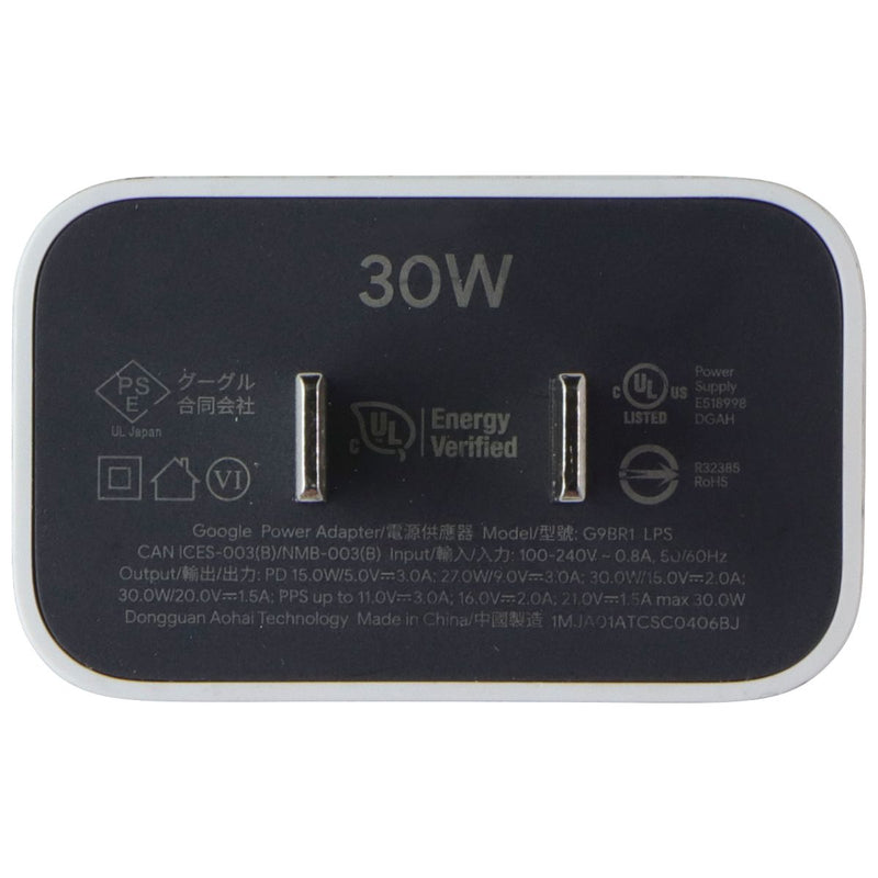 Google (30W) USB-C Single Port Fast-Charging Adapter - White
