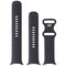 Google Active Band for Pixel Watch 3 (45mm) - Small and Large Bands - Obsidian