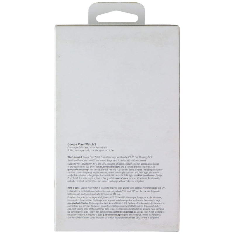Google Pixel Watch 2 (G4TSL) 32GB Wi-Fi Champagne Gold/Hazel Active Band - 41mm