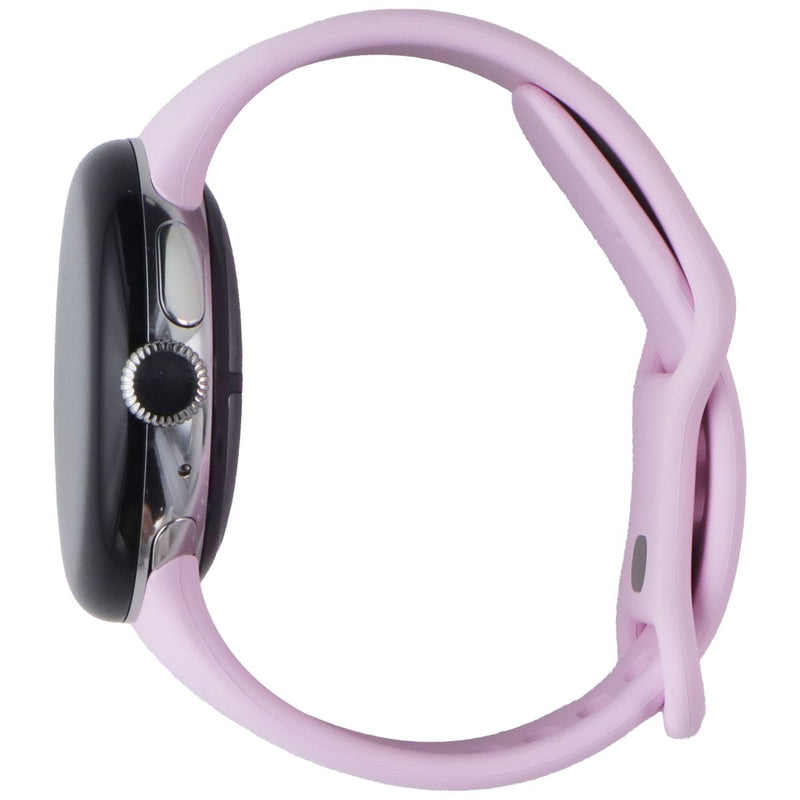 Google Pixel Watch 3 (41mm) Wi-Fi Only - Silver Aluminum/Rose Quartz Band