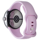 Google Pixel Watch 3 (41mm) Wi-Fi Only - Silver Aluminum/Rose Quartz Band